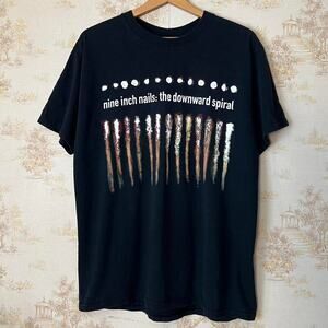 90s Nine Inch Nails The Downward Spiral Album Promo T-Shirt Size L